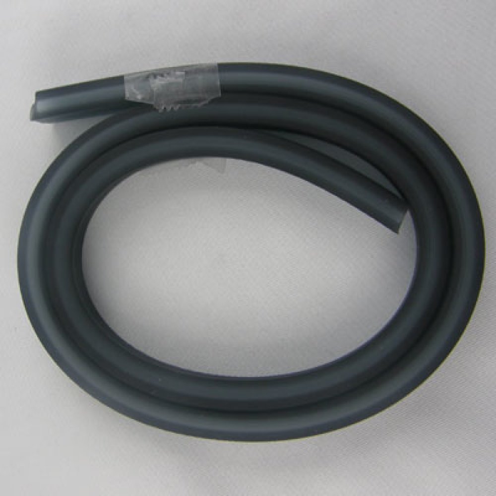 0,50 Cm PVC rectângulo oco Cinzento escuro