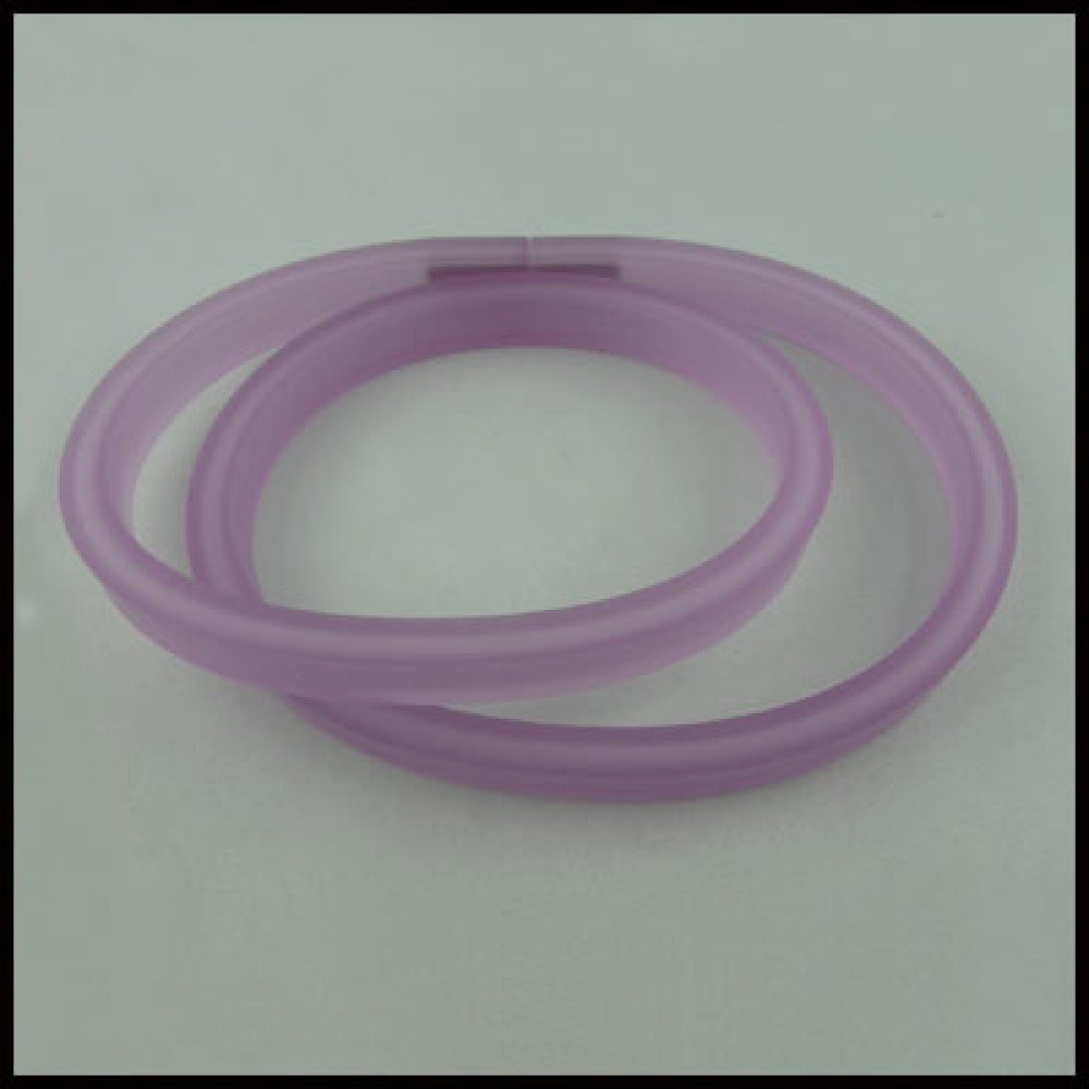0,50 Cm PVC rectângulo oco Violeta Rosa