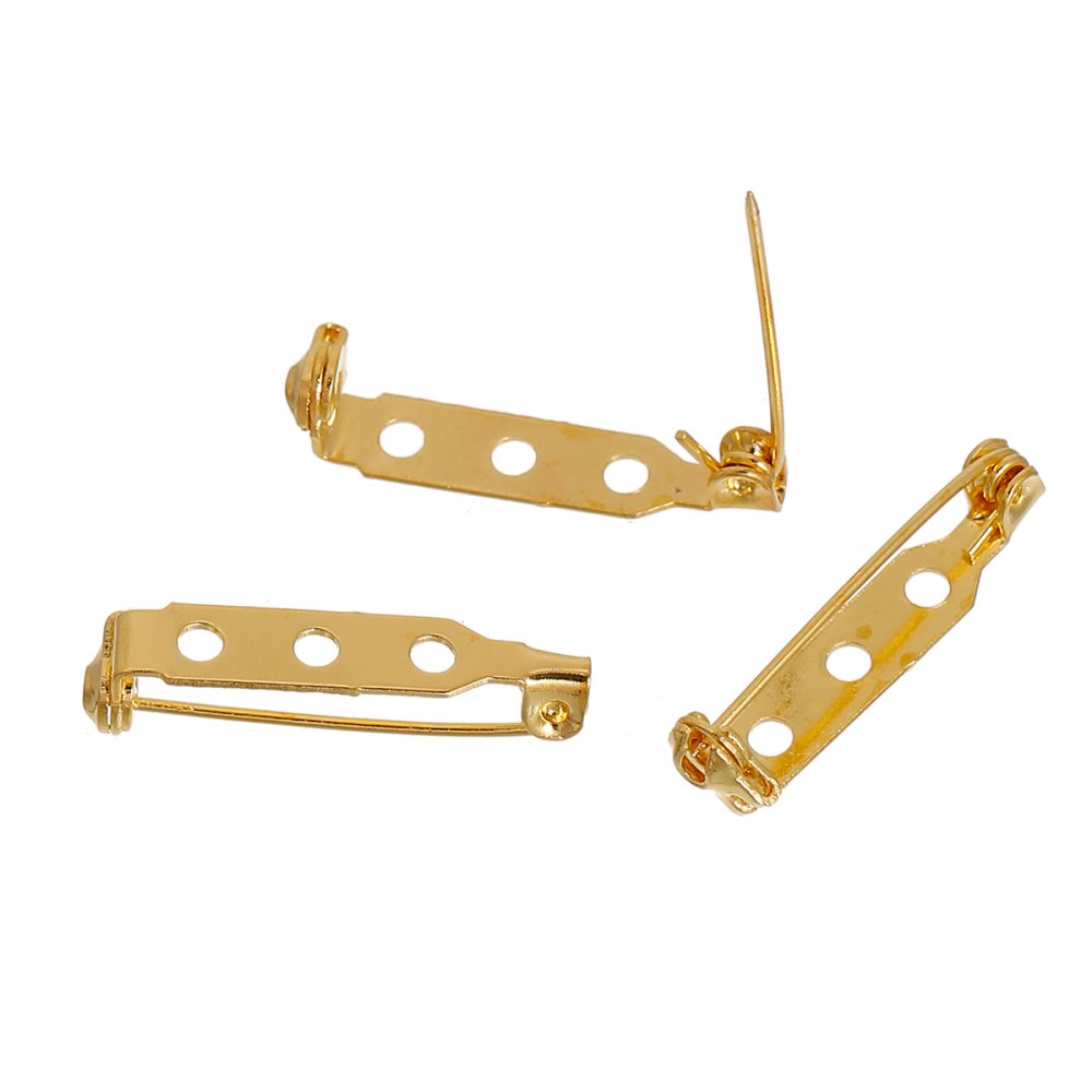 100 Suportes de fuso 27mm N°01 Ouro
