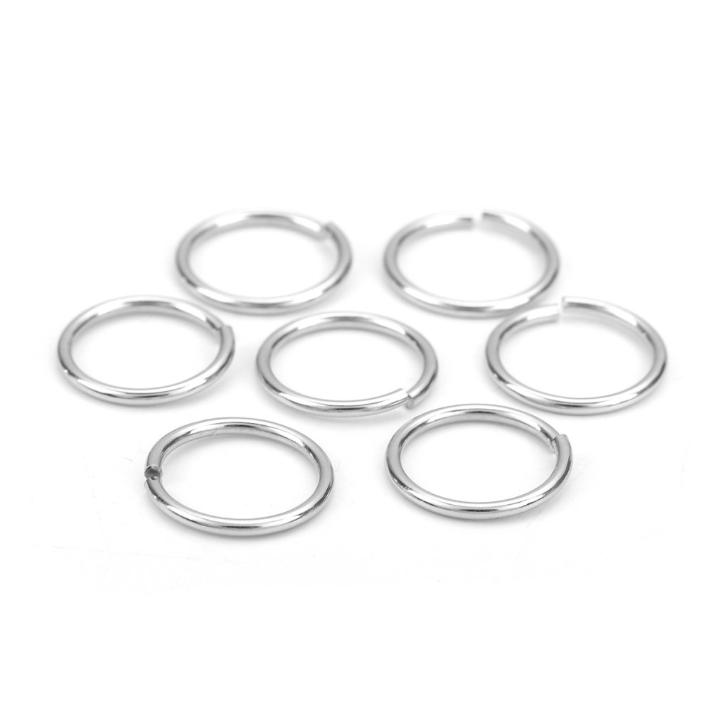 10 Anéis de junção abertos 15 mm Inox