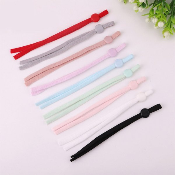 10 fitas el&aacute;sticas cor-de-rosa com fivela ajust&aacute;vel para m&aacute;scara...