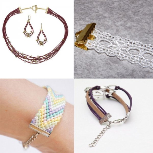 10 Pontas de garra de cord&atilde;o 16 x 08 mm douradas