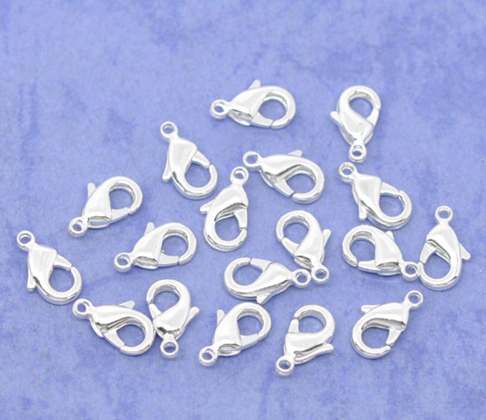 10 mosquetões de 12 x 07 mm.