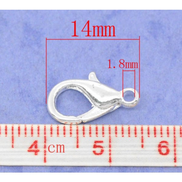 10 mosquet&otilde;es de 14 x 08 mm.