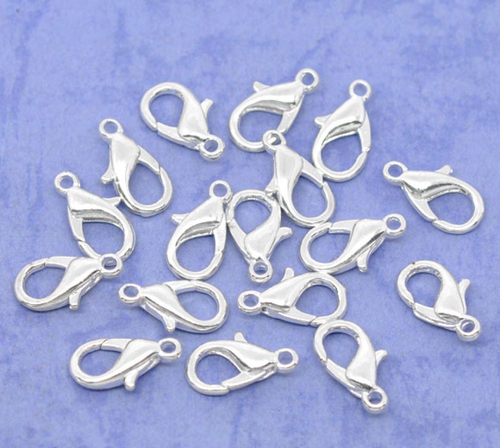 10 mosquetões de 14 x 08 mm.