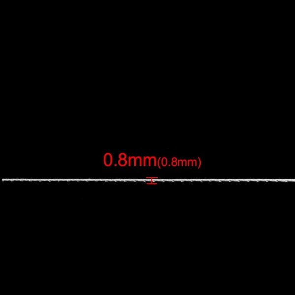 10 metros de corrente met&aacute;lica prateada para fazer colares, pulseiras e colares DIY
