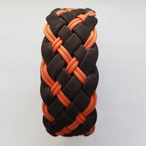 1.15 m&egrave;tre cuir tress&eacute; n&deg;08 35 mm