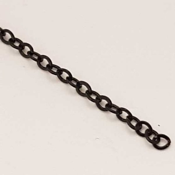 1.75 M de chaine Noir N&deg;06 3 x 2 mm