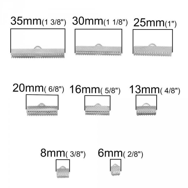 160 Fechos 06 a 35 mm Prata