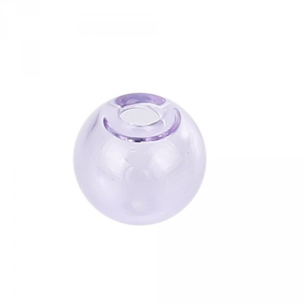 1 Bola de vidro redonda para encher 12 mm Roxo