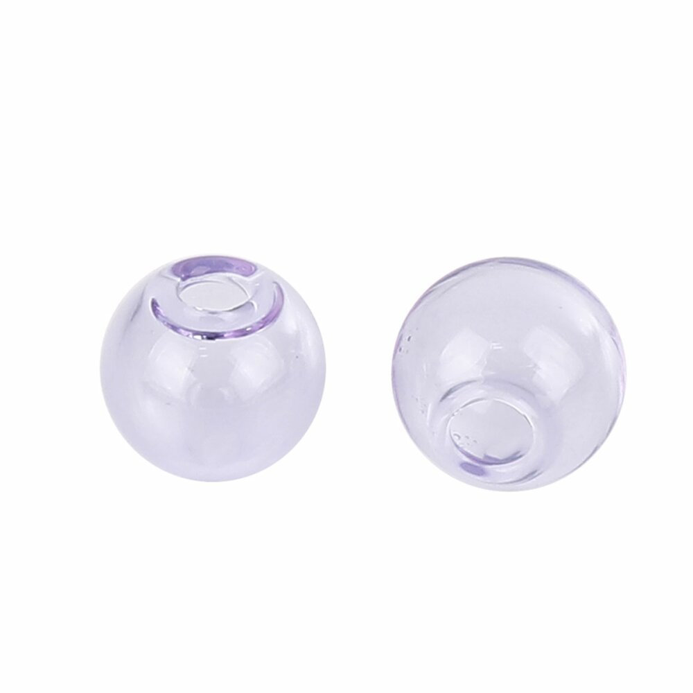 1 Bola de vidro redonda para encher 16 mm Roxo