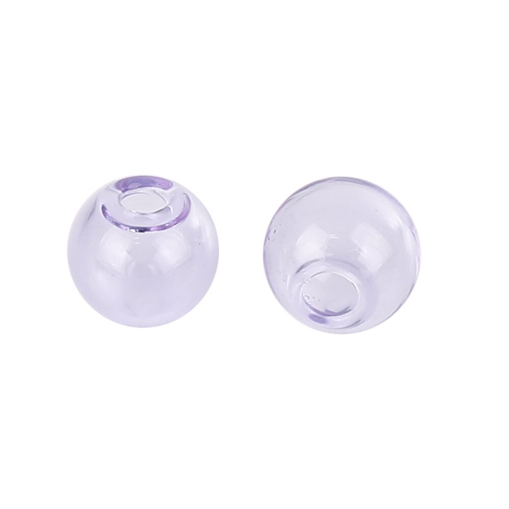 1 Bola de vidro redonda para encher 20 mm Roxo