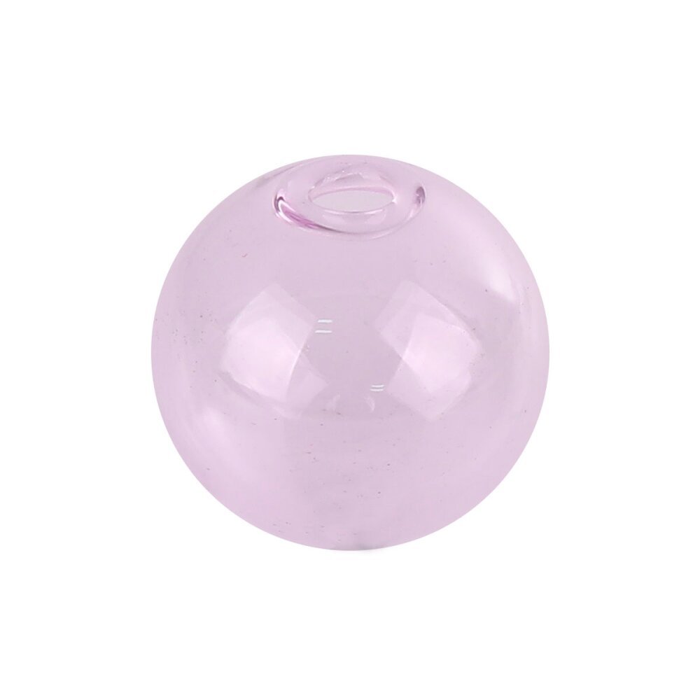 1 x bola de vidro redonda de 20 mm cor-de-rosa para encher