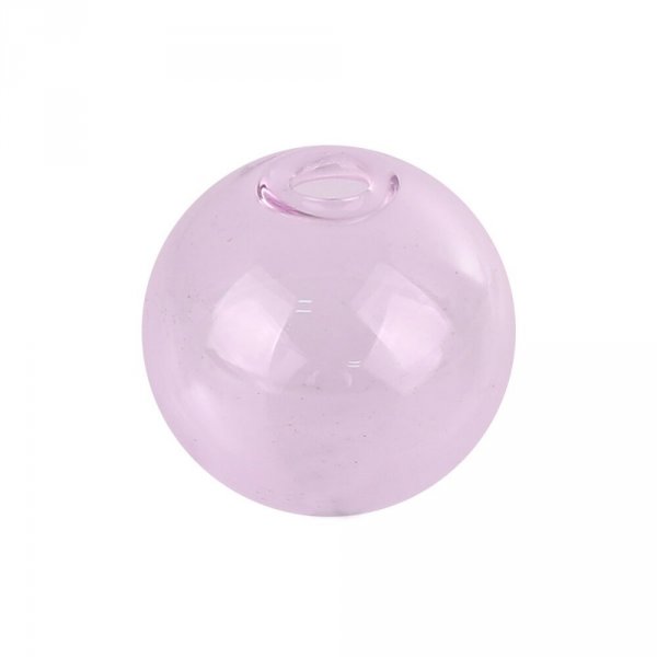 1 x bola de vidro redonda de 20 mm cor-de-rosa para encher