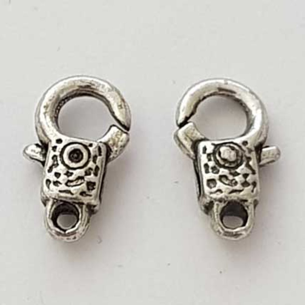 1 Fecho de mosquetão de fantasia 12 x 06 mm