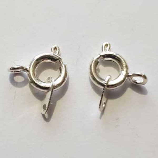 1 Fecho de mosquet&atilde;o 09 mm redondo 01