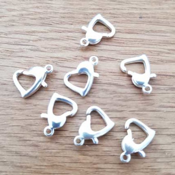 1 Fecho-carabina Cora&ccedil;&atilde;o 13 mm