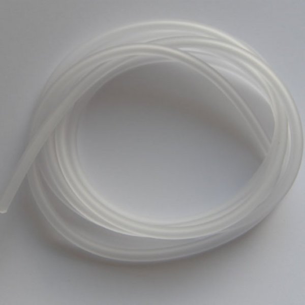 1 metro de fio oco de pvc 3 mm branco