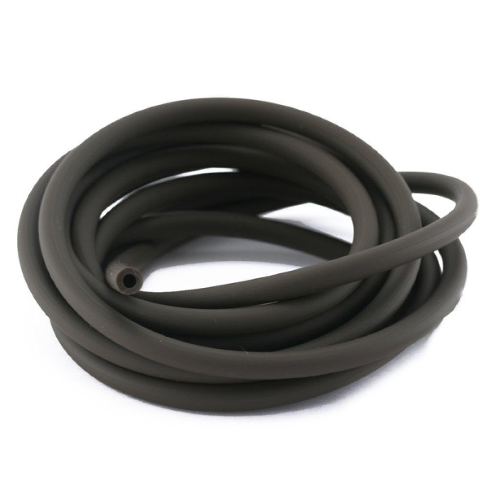 1 metro de fio oco de pvc 3 mm castanho