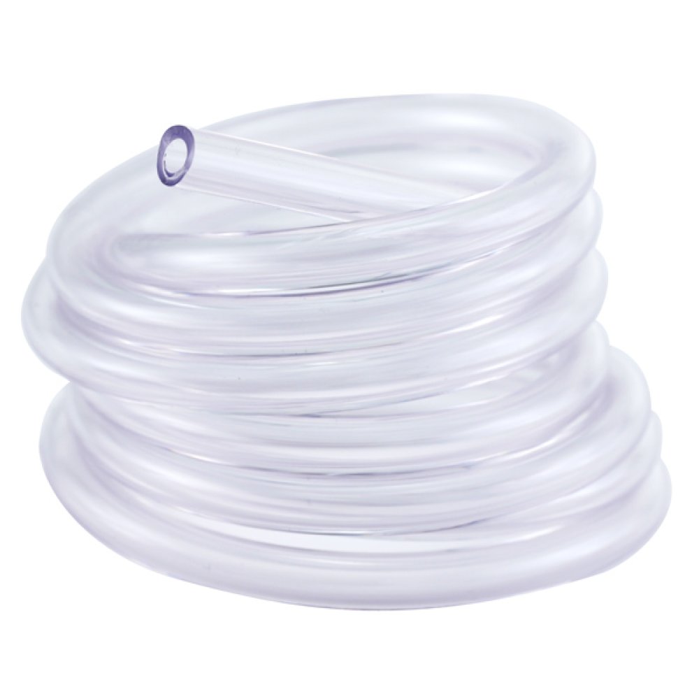 1 metro de fio oco de pvc 3 mm transparente