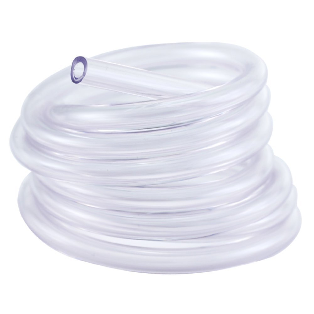1 metro de fio oco de pvc 3 mm transparente
