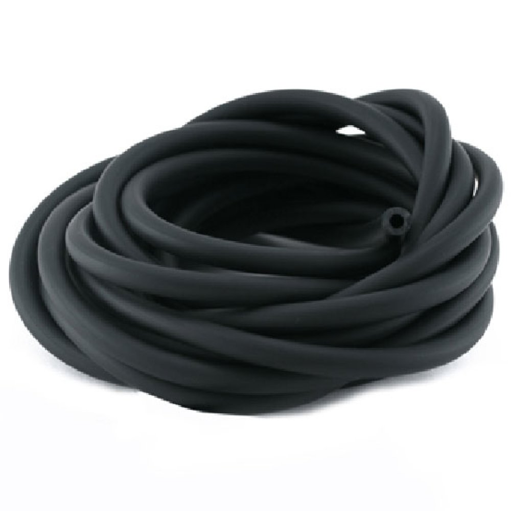 1 metro de fio oco de pvc 3 mm preto