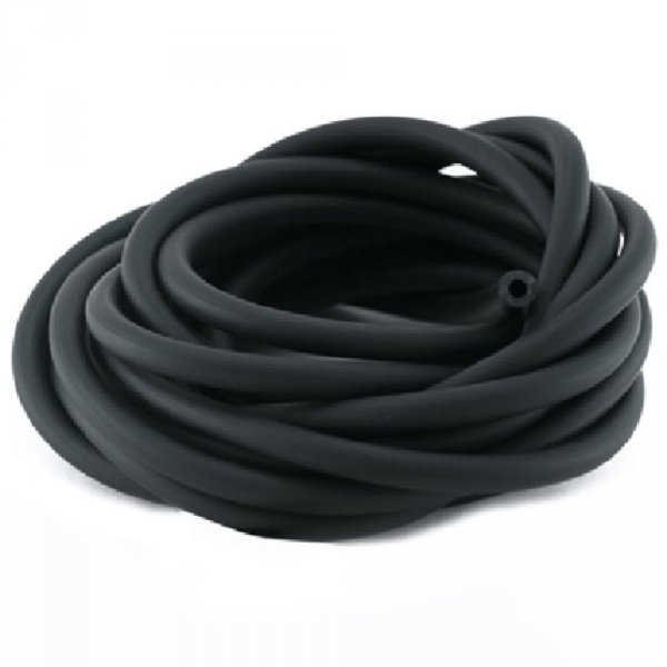 1 metro de fio oco de pvc 3 mm preto
