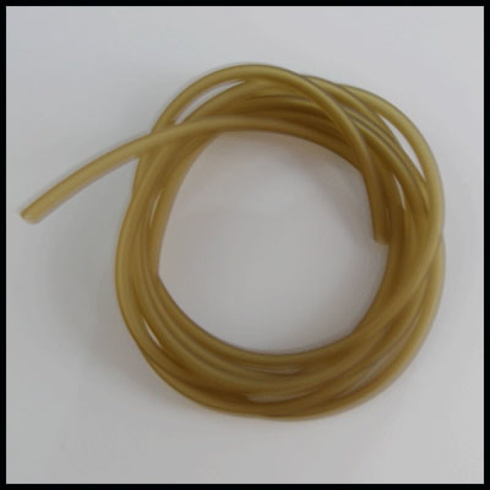 1 metro de fio oco de pvc de 3 mm verde azeitona