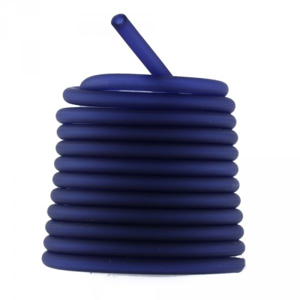 1 metro de fio oco de pvc 5 mm azul Montana