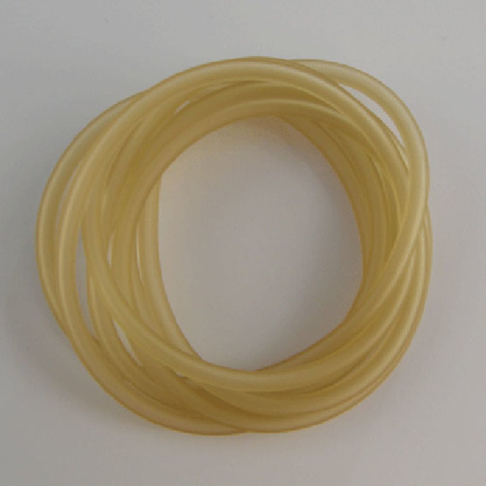 1 metro de cordão de pvc oco de 5 mm Champanhe