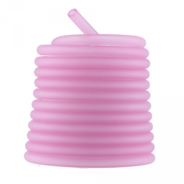 1 metro de fio oco em PVC de 5 mm Violeta Rosa