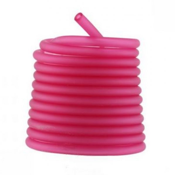 1 metro de fio oco de pvc 6,5 mm Fushia Medium
