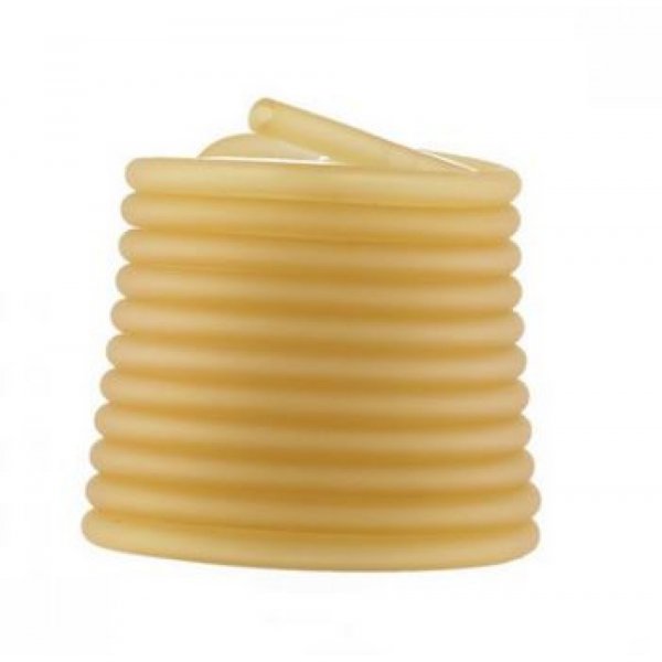 1 metro de fio oco de pvc 6,5 mm Champanhe