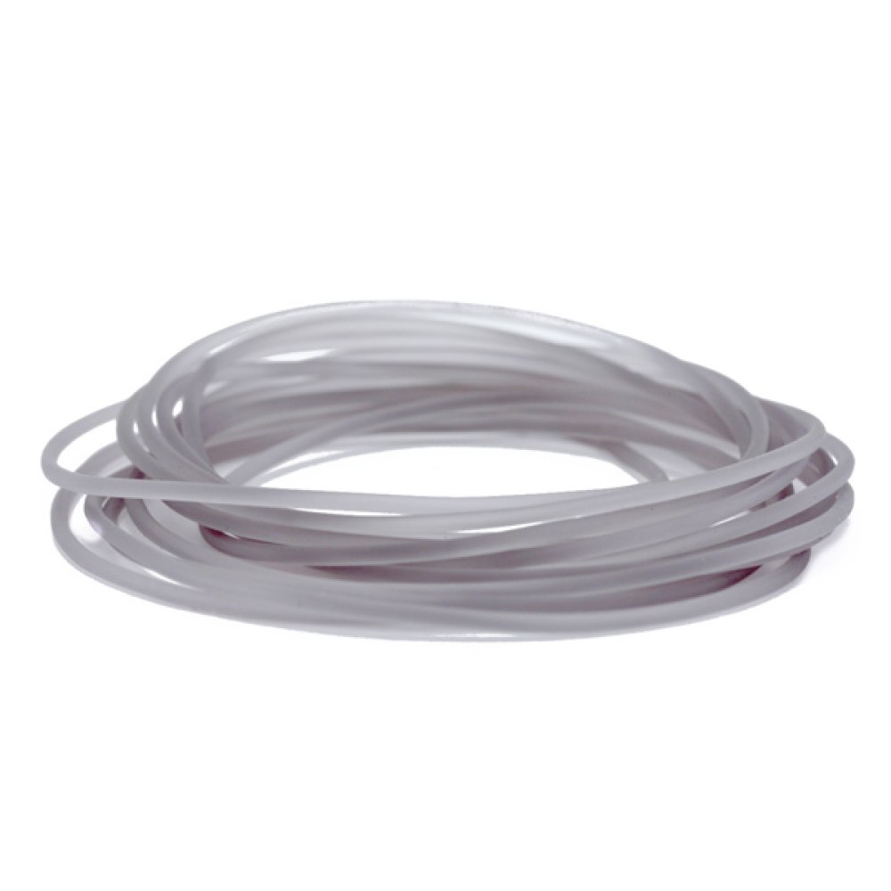 1 metro de fio de PVC cinzento claro de 1,5 mm.