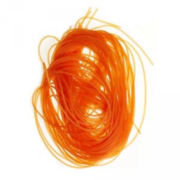 1 metro de fio de PVC cor-de-laranja de 1,5 mm.