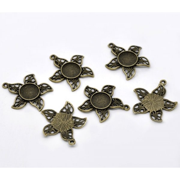 1 suporte para caboch&atilde;o 12 mm N&deg;08 Bronze