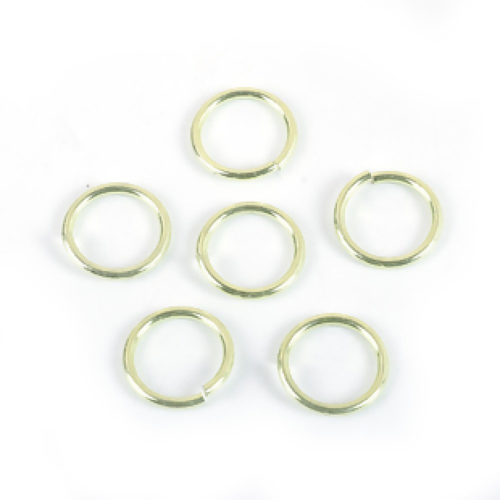 20 anéis de junção abertos 03 mm Ouro