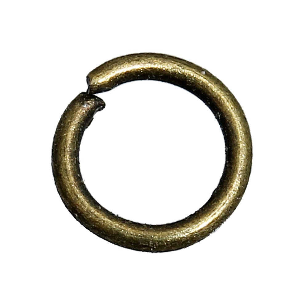 20 Anéis de junção abertos 06 mm Bronze