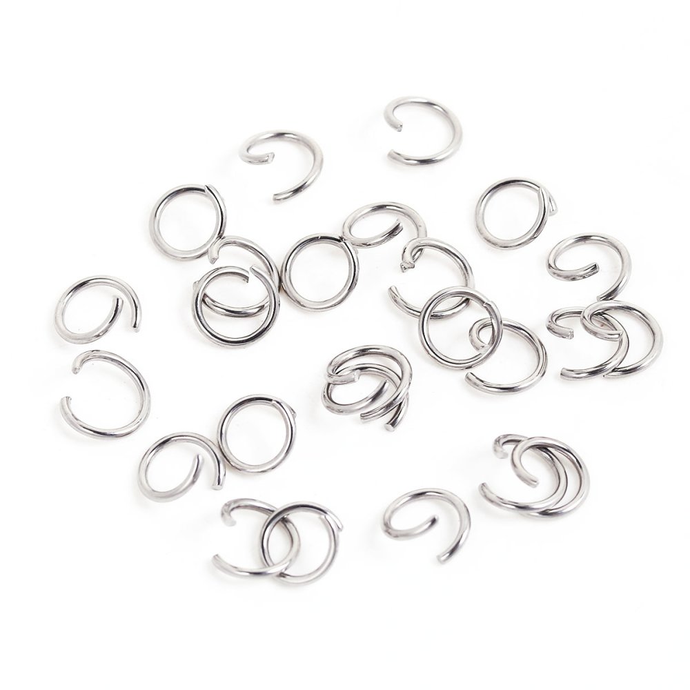20 Anéis de junção abertos 07 mm Inox