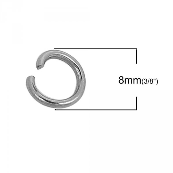 20 An&eacute;is de jun&ccedil;&atilde;o abertos 08 mm Inox