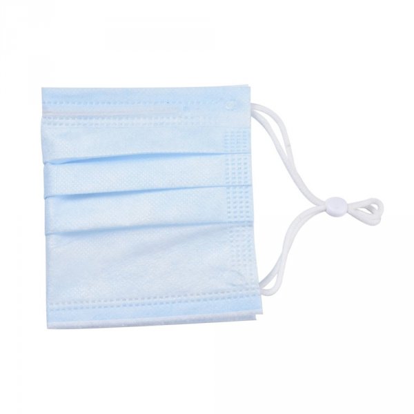 20 faixas de cord&atilde;o el&aacute;stico branco com fivela ajust&aacute;vel para m&aacute;scara.