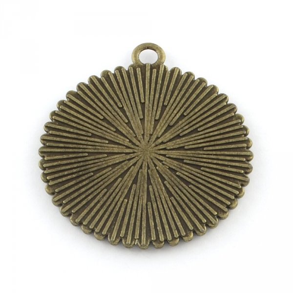 Porta-caboch&otilde;es de bronze de 20 x 25 mm, pingentes de caboch&atilde;o 31AB