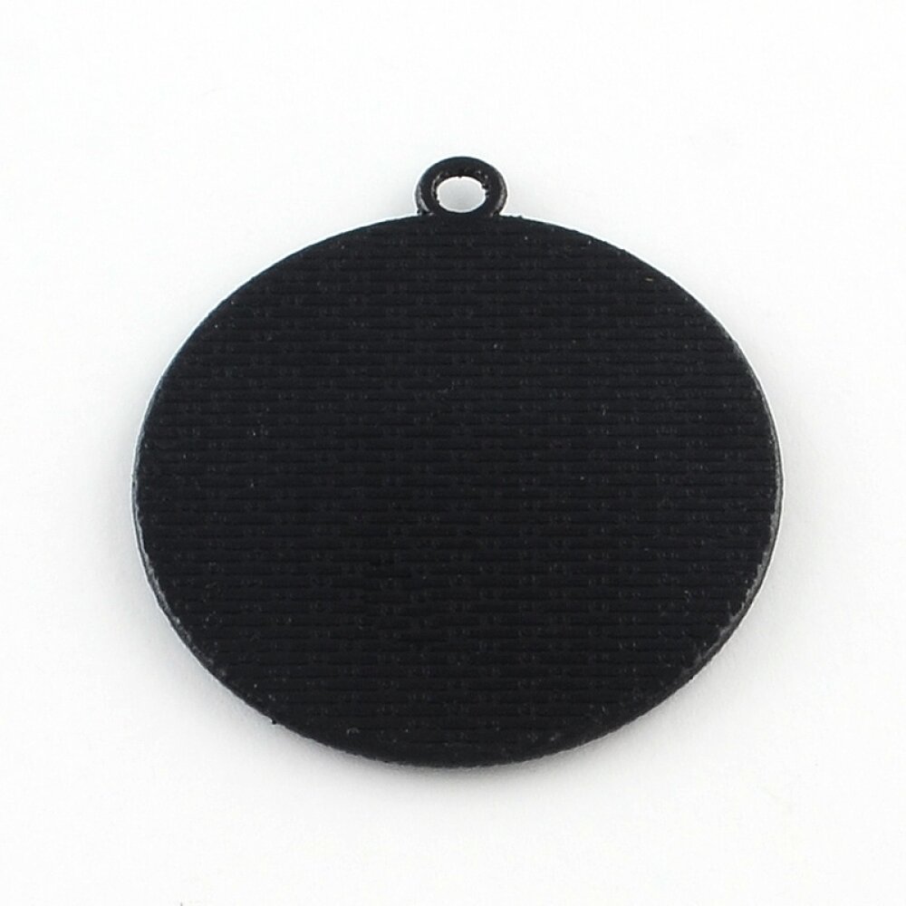 Porta-cabochão preto de 20 x 30 mm, pingentes de cabochão 06NR