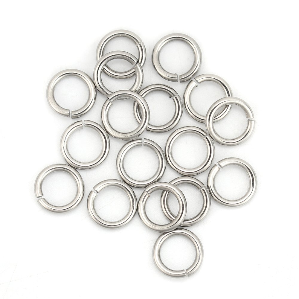 2 Anéis de junção abertos 09 mm Inox