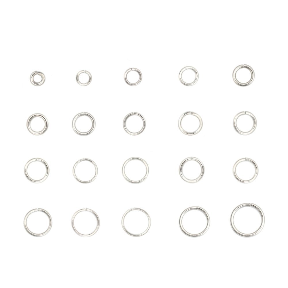 2 Anéis de junção abertos 09 mm Inox