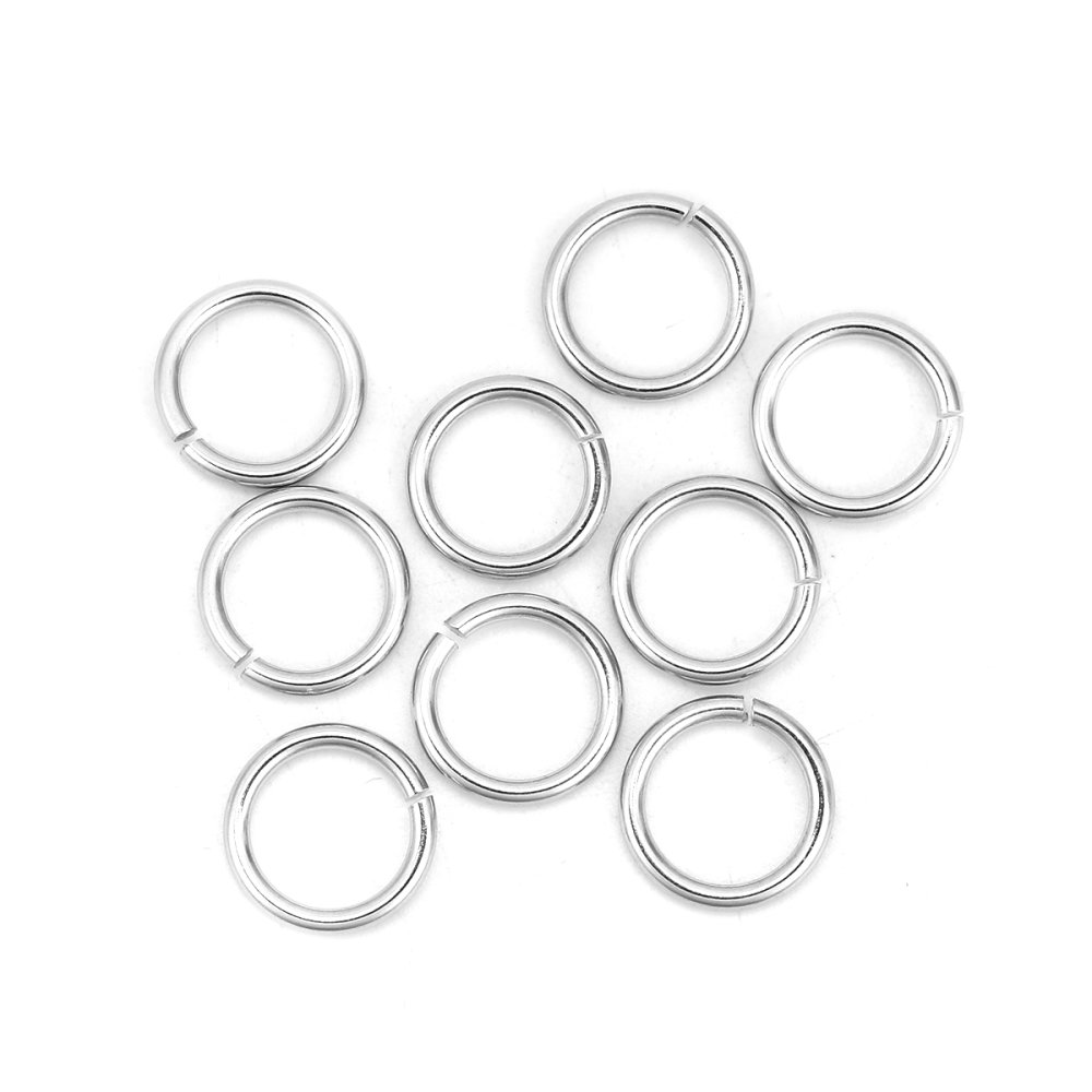 2 Anéis de junção abertos 11 mm Inox