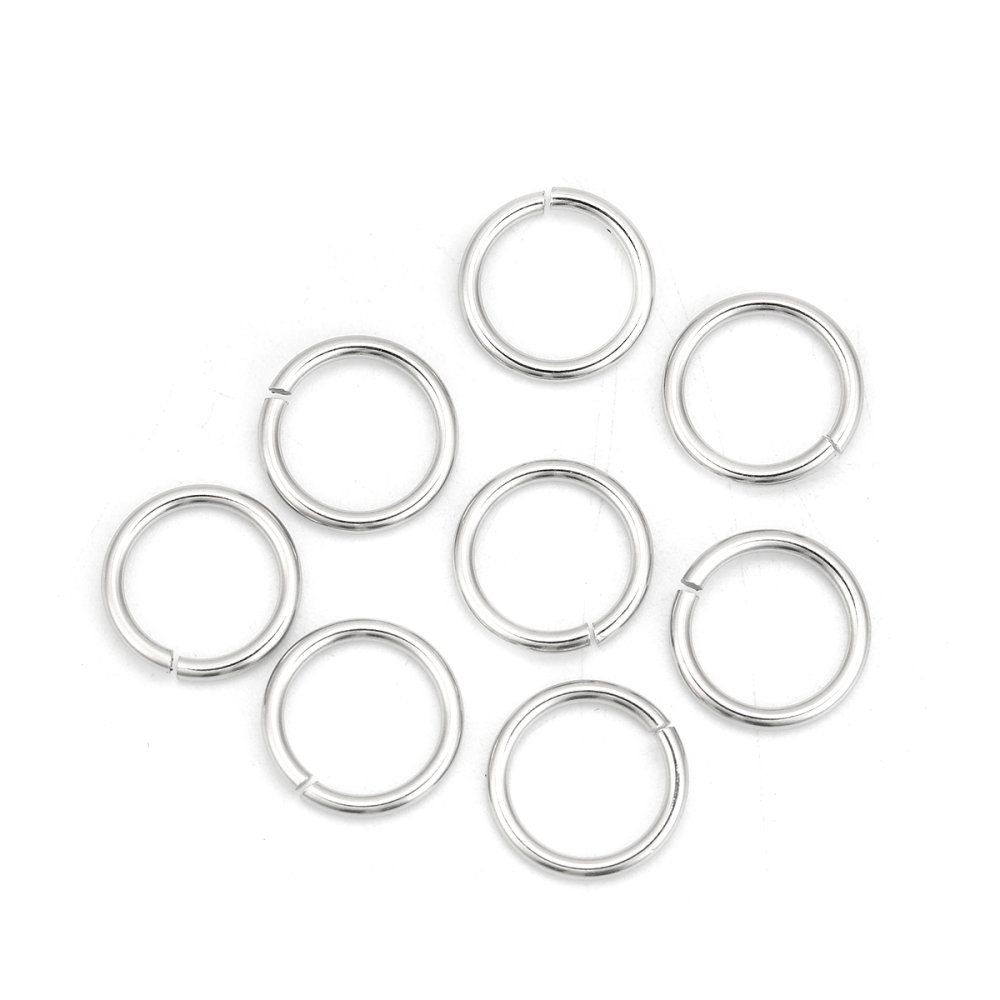 2 Anéis de junção abertos 11 mm Inox