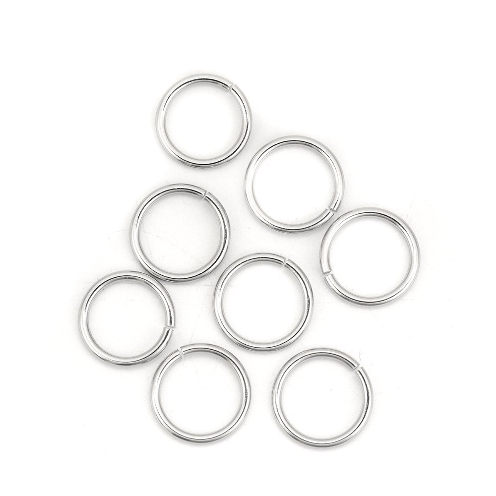 2 Anéis de junção abertos 13 mm Inox