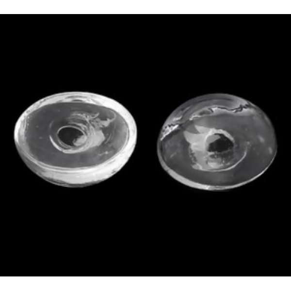 5 bolas de vidro ovais para encher