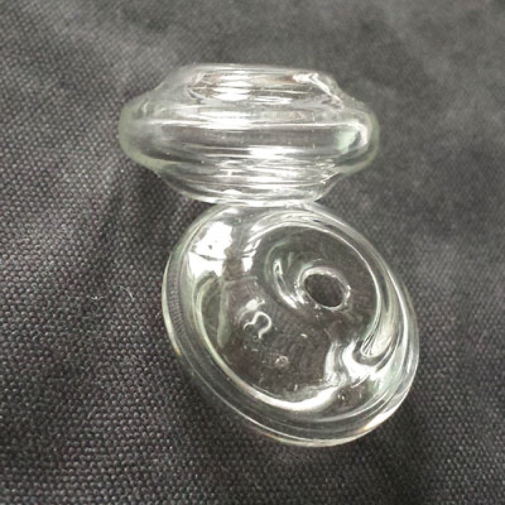 5 bolas de vidro Prato N°06 para encher